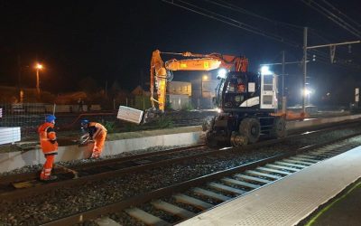 Chantier pour Rails AC la Gare de La Ferte Bernard (72132)